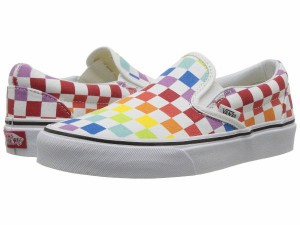 バンズ スリッポン チェック メンズ フラッグ レインボー マルチカラー スニーカー クラシック スリッポン Vans Men S Classic Slip On 通販 Lineポイント最大7 0 Get Lineショッピング