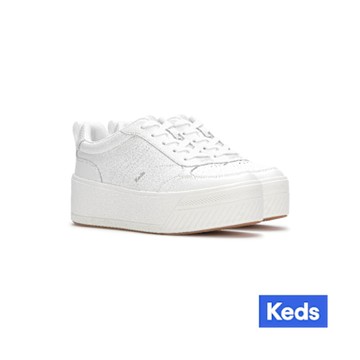 Keds SKYLER II LEATHER MIXED 厚底皮革小白鞋 WH68277