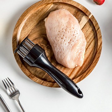 不銹鋼松肉錘子松肉針牛排敲打器入味器扎孔斷筋器插扎扎肉神器
