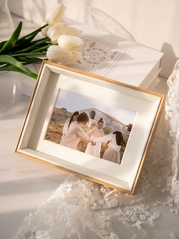 北歐現代簡約相框擺臺洗照片做成相框6寸8寸場景百搭桌面相框擺件