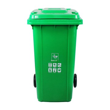 垃圾桶大號240L大容量戶外塑料垃圾桶商用批發室外四分類環衛帶蓋[DD080109]