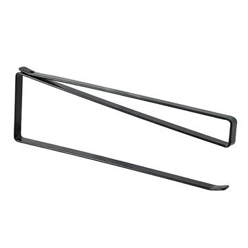 櫥櫃下鐵藝收納紙巾架  1個  黑色