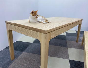 北歐風實木長桌