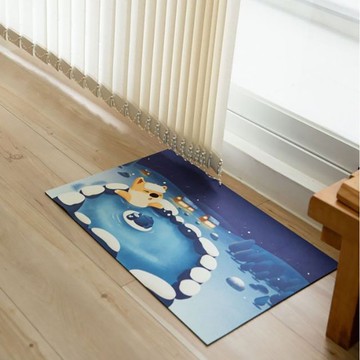 柴犬大學 柴寶聯名吸水地墊 ft.安期衛生棉 硅藻土軟墊 腳踏墊