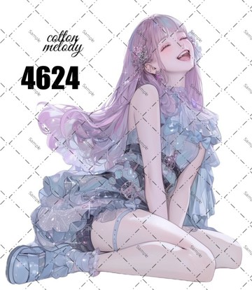 original sticker no.4624 人物貼紙 原創貼紙 原創人物貼紙 裝飾貼紙 cotton melody