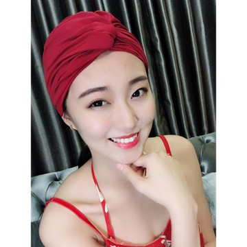 時尚溫泉泳衣女可愛 日系長發專用加大碼手工立體泳帽女可愛 韓國