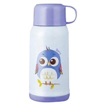 LocknLock 樂扣樂扣 貓頭鷹兒童保溫杯 LHC1475PUP-CN-6  紫色  550ml  1個