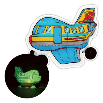 韓國【Colorloon】3D造型手繪紙氣球-飛機系列 盒裝 (LED氣球1個)