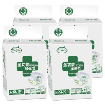 Feelfree 安親 全功能加強型 成人紙尿褲醫療包  L~XL  16片  4包