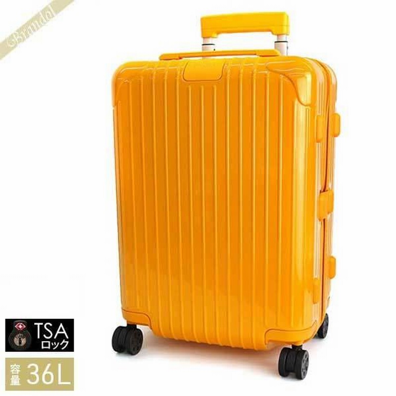 P3倍_8日23:59迄》リモワ キャリーケース RIMOWA ESSENSIAL エッセンシャル キャリーバッグ TSAロック 縦型 36L  Sサイズ オレンジ 832.53.93.4 MANGO | LINEショッピング