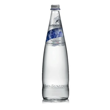 SAN BENEDETTO聖碧濤天然義大利氣泡礦泉水玻璃瓶 1000ml