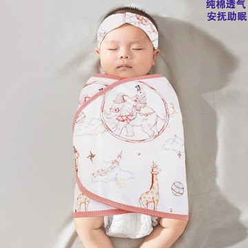 嬰兒防驚跳睡袋睡覺神器寶寶新生兒繈褓巾防驚嚇春夏a類薄款批發鑫弘-萌寶童裝可開發票