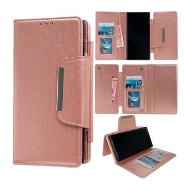 適用三星S21多卡S24 Ultra分體磁吸手機殼A35翻蓋皮套A54牛紋保護套S23FE磁扣商務錢夾皮殼S22 Plus防摔殼