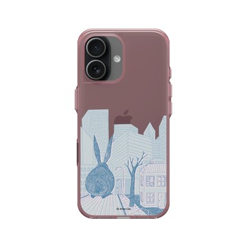 iPhone 17 Clear (相機按鈕) 晶醺玫 - 幾米 Jimmy Liao - 兔子系列-城市祕密