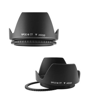 佳能77mm蓮花螺口鏡頭適用遮光罩