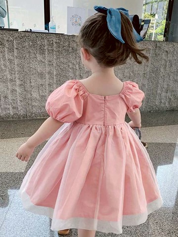 女童夏季衣裙新款洋氣可兒童公主裙尚網裙子