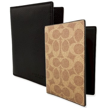 【COACH】新款拉鍊零錢袋證件護照夾(多色供選)