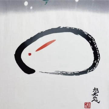 日本職人手工注染手拭巾－雪兔