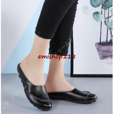 サボ サンダル レディース スリッポン かかとなし フラットシューズ ペタンコ コンフォート パンプス モカシン シンプル 社内履き 職場用 オフィス 通販 Lineポイント最大get Lineショッピング