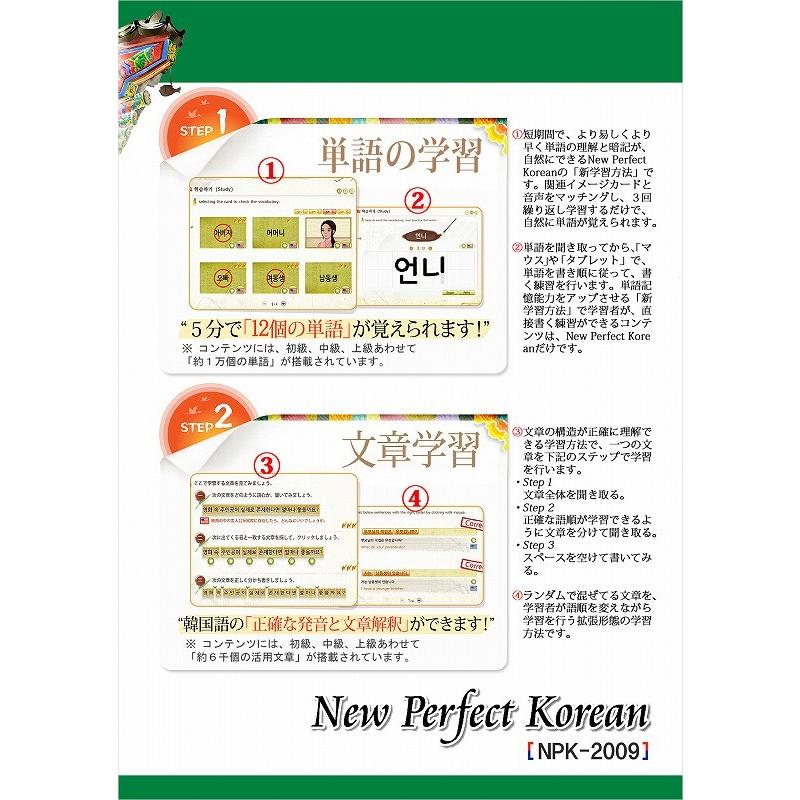 韓国語教材　New Perfect Korean (ビデオＣＤ１０枚セット)