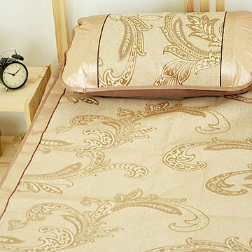 絲薇諾 單人加大3.5尺 復古若草 冰絲亞藤蓆 床包式