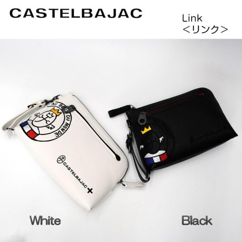 カステルバジャック CASTELBAJAC メンズポーチ クラッチバッグ 牛革