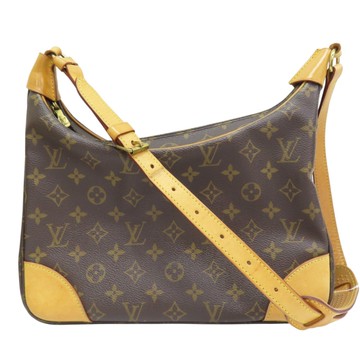 LOUIS VUITTON LV 路易威登 棕色 原花 帆布 Boulogne 30 肩背包 M51265 【二手名牌BRAND OFF】