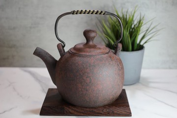 【送禮好物】1400ml 提樑燒水壺 煮茶器 可直火 鶯歌葉敏祥手作