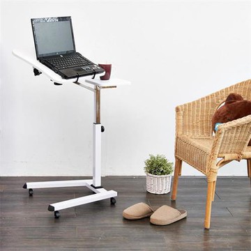 【HR安室家】純白時尚筆電桌-FC84