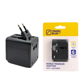 Travel Blue 藍旅｜萬用轉接插頭多國轉接頭 TB254