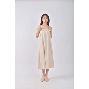 (S) unisogood日系杏色洋裝二手衣