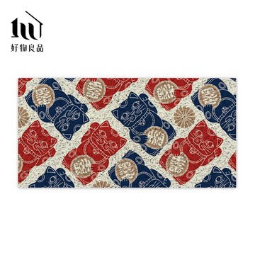 【好物良品】快樂祈福系列《光明招財》㊣獨家設計㊣大尺寸可剪裁玄關大門絲圈刮泥墊｜可訂製尺寸請聯繫LINE客服@haowu
