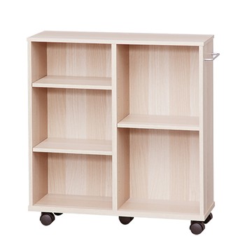 IRIS開放式收納推車/SYR-7520/原木色