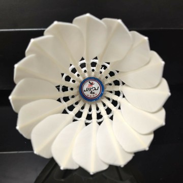 羽球 羽毛球 球拍 免運 開立發票 江山燕4星12只裝鵝毛刀翎競技用球雙拼軟木球頭球感扎實對標紅超