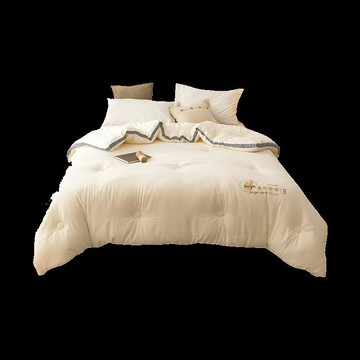 生姜被子冬被芯床暖絨學生宿舍被褥空調被春秋被棉被加厚四季通用