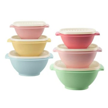 Tupperware 塑膠保鮮盒含蓋 12 件組