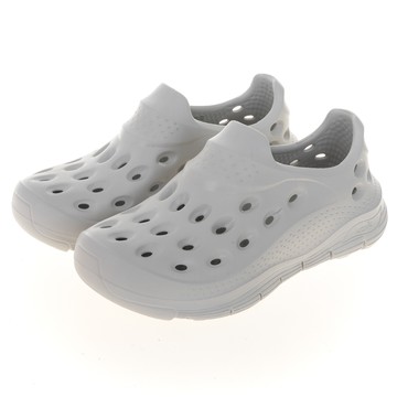 Skechers ARCH FIT GO FOAM 1 男 灰白色 膠鞋 洞洞鞋 防水 休閒鞋 243240OFWT
