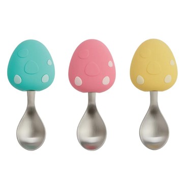 台灣 VIIDA 抗菌不鏽鋼學習湯匙(3色可選)