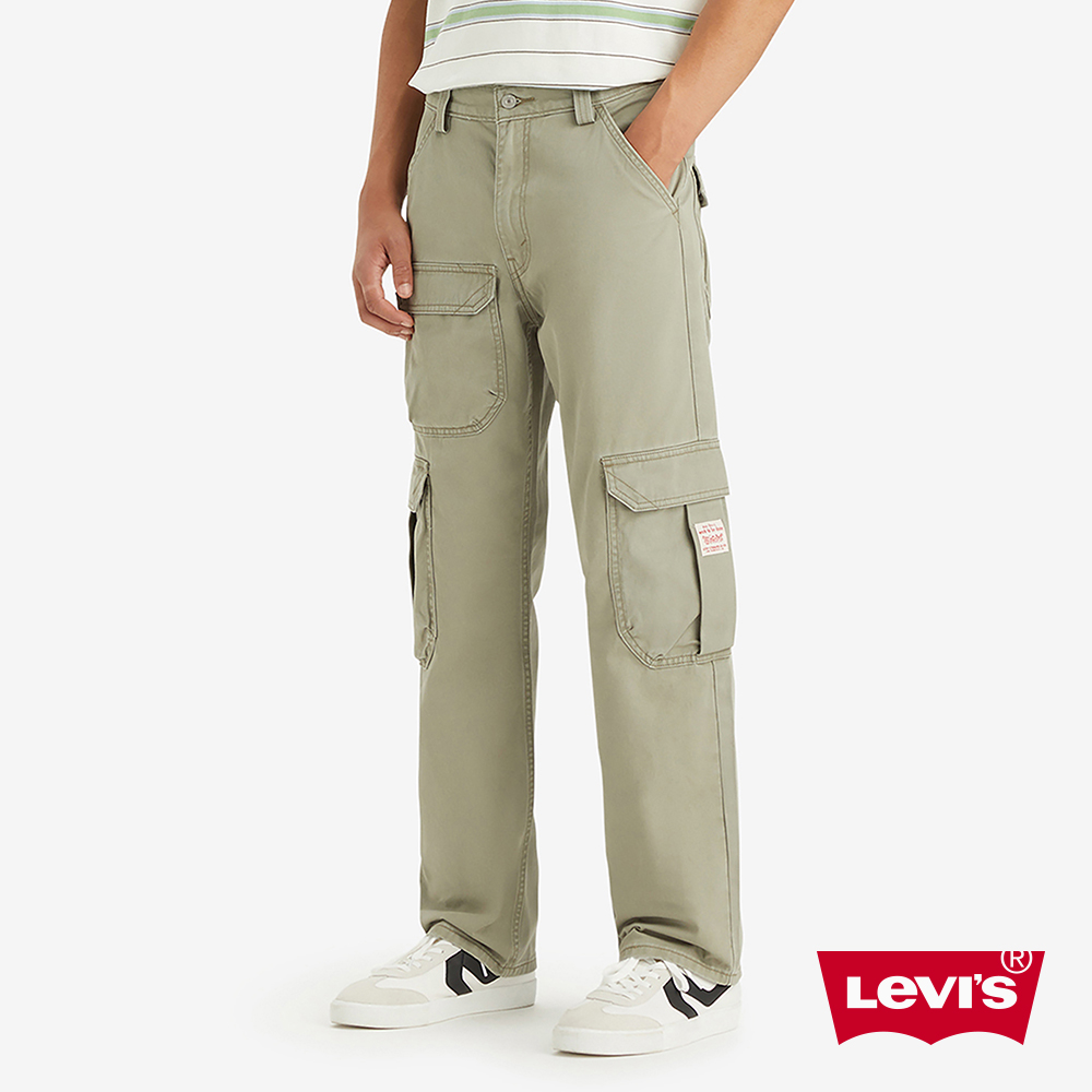 LEVI'S Workwear工裝系列男款STAYLOOSE多蓋袋設計工裝褲 人氣新品