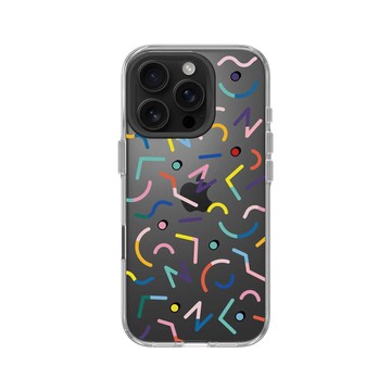 iPhone 16 Pro Clear Case（相機按鈕） 透明 - Curious 80’s  好奇八O - 一起慶祝吧！