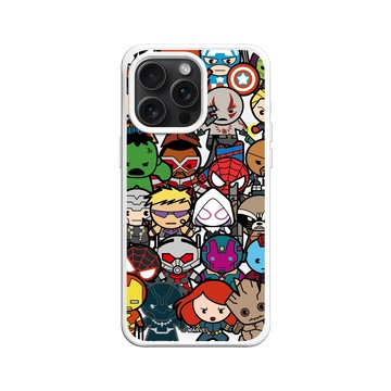 iPhone 15 Pro Max SolidX 白 - 迪士尼-漫威 Marvel - 漫威英雄-復仇者聯盟 集合Q版
