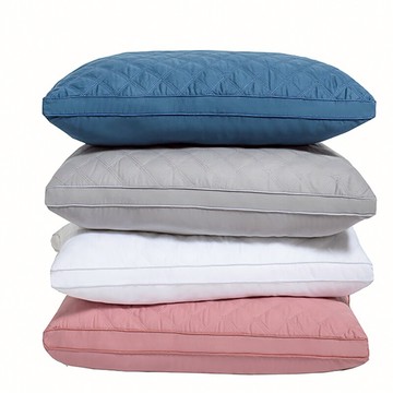 一對裝酒店枕頭芯護頸椎枕助睡眠家用單雙人男學生中高低枕芯整頭