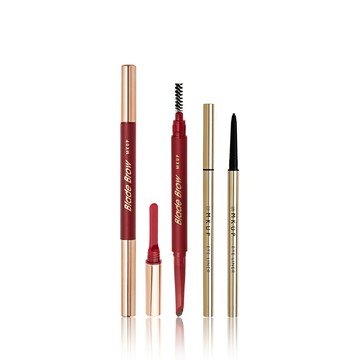 MKUP 美咖 野生俐落霧眉筆+抗暈勾人眼線膠筆