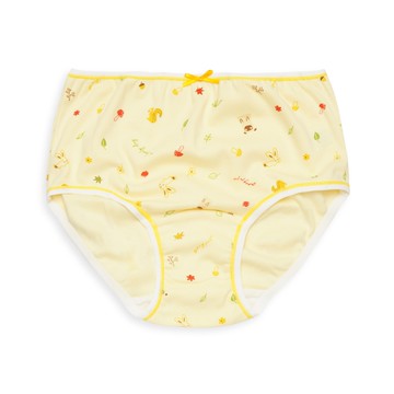 anny pepe 純棉女童三角褲-森林物語-黃
