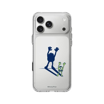 iPhone 17 Pro Max Clear Case（相機按鈕） 透明 - 迪士尼-皮克斯 PIXAR - Ahhhh! 大眼仔