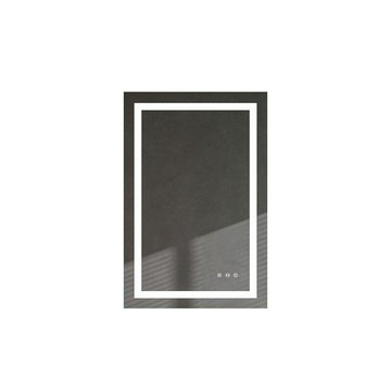 浴室鏡RGB衛生間鏡子防霧方鏡壁掛式化妝鏡梳妝鏡輕奢浴室鏡[DD150110]