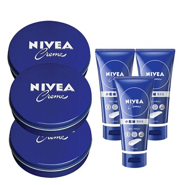 NIVEA 妮維雅霜經典6入組(100ml x3入+150ml x3入)【居家生活便利購】