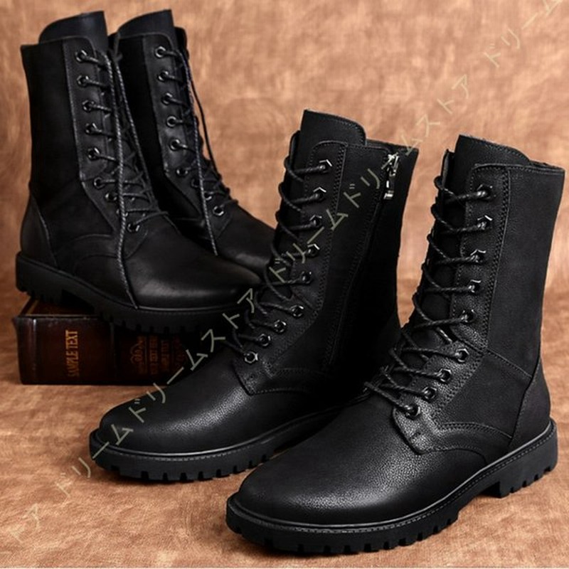 マーティンブーツ メンズ 本革 ワークブーツ ショートブーツ ハイカットシューズ 編み上げ ブーツ バイクシューズ 歩きやすい 大きいサイズ 疲れない 通販 Lineポイント最大0 5 Get Lineショッピング