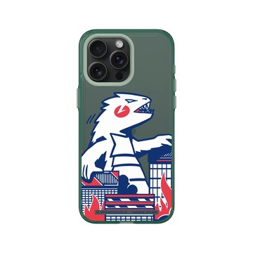 iPhone 15 Pro Max Clear 憂墨綠 - Paiheme Studio - 怪獸攻擊