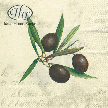 德國 IHR-33*33cm餐巾紙-黑橄欖